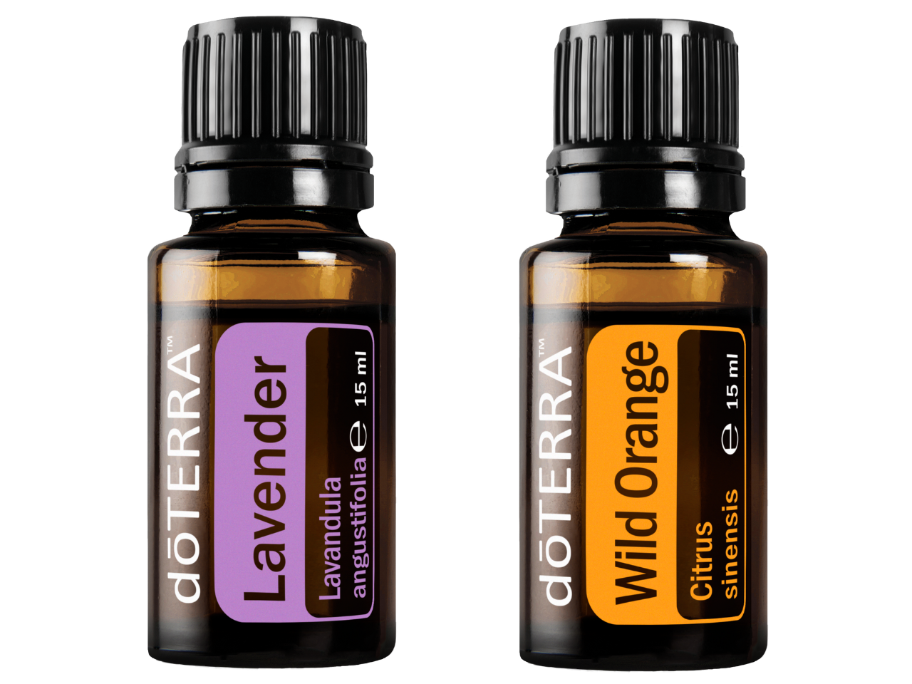 Ölproben doTERRA Wild Orange und Lavendel